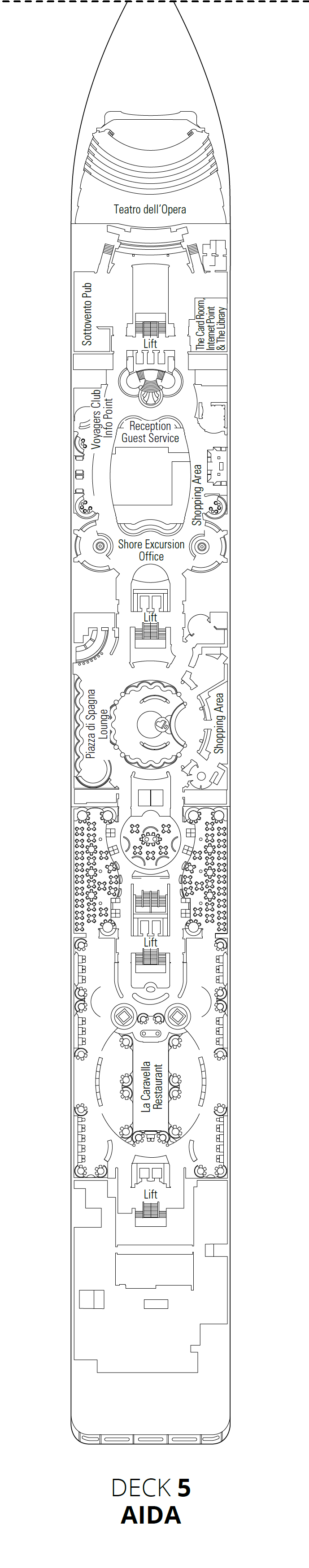 Deck 5 - Aida