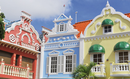 Huizen van oranjestad