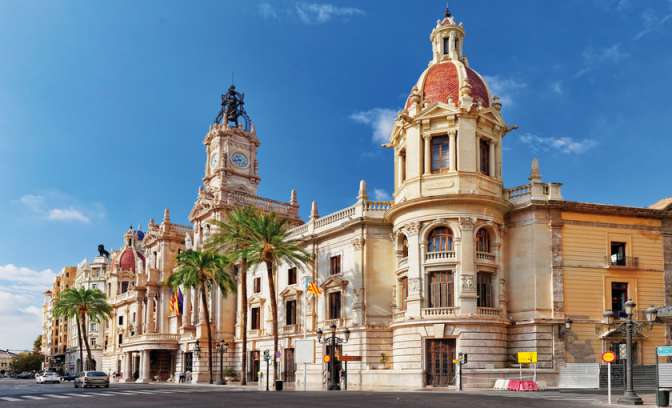 Gebouwen in Valencia