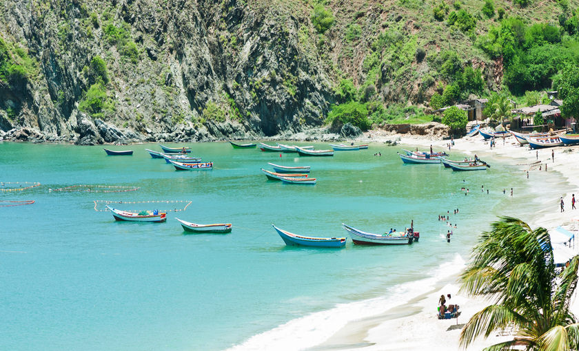 Strand en natuurlijk van Margarita