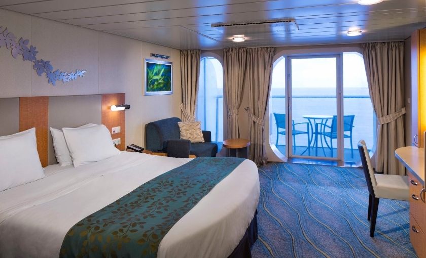Royal Caribbean cruises buitenhut met balkon D8
