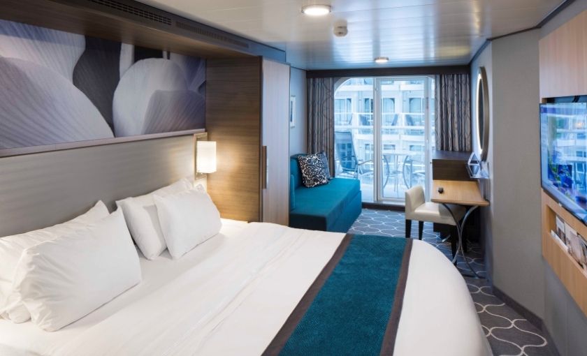Harmony of the seas buitenhut met balkon D6
