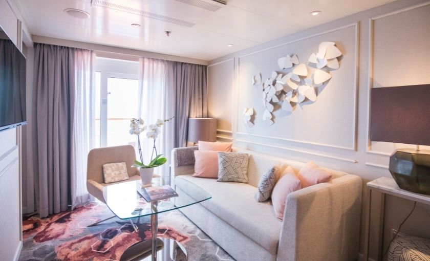 Seabreeze Penthouse met balkon comfortabele Crystal Symphony