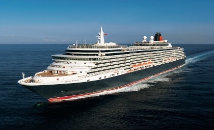 De Queen Elizabeth van rederij Cunard Line
