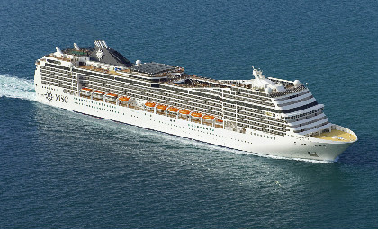 Cruiseschip MSC Magnifica van rederij MSC cruises