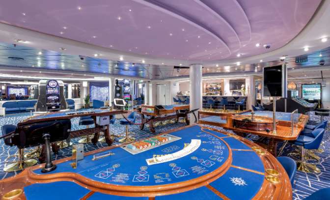 Het casino op de MSC Opera