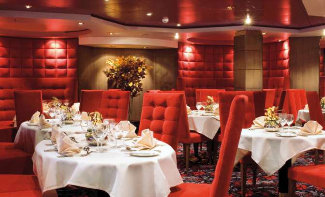 Een restaurant op de MSC Musica