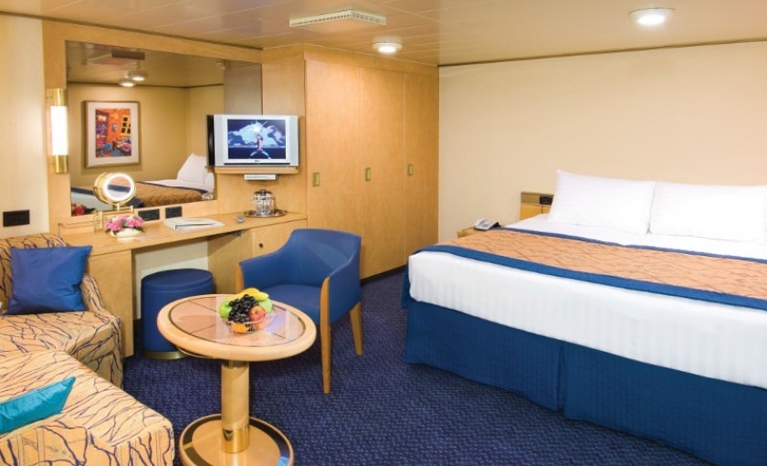 Een binnenhut op de Noordam van Holland America Line