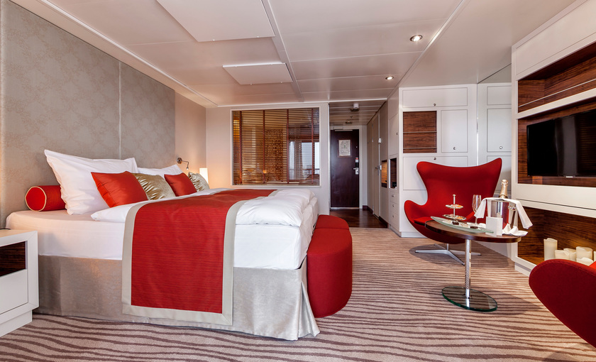 Spa suite aan boord van MS Europa