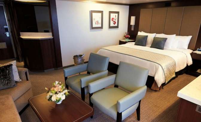 De neptune suite op de Eurodam van de Holland America Line