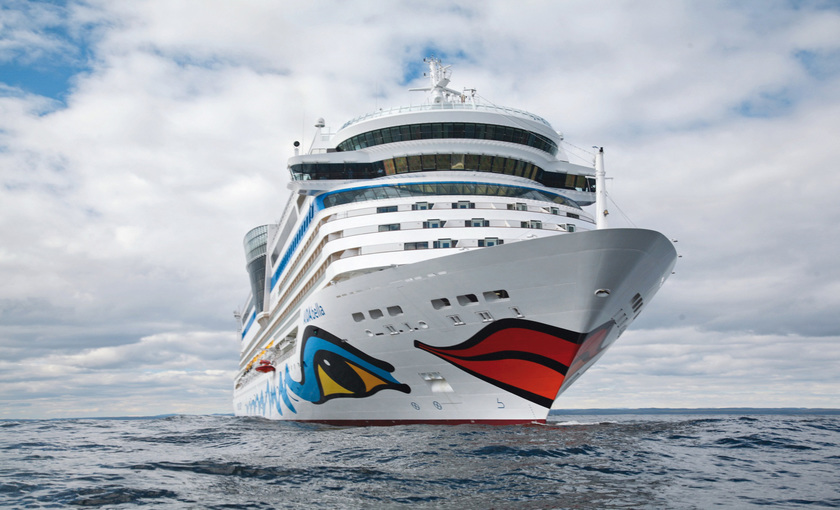 AIDABella van rederij AIDA op zee