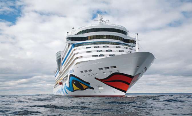 AIDABella van rederij AIDA op zee
