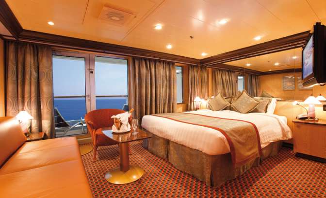 Een suite op de Deliziosa