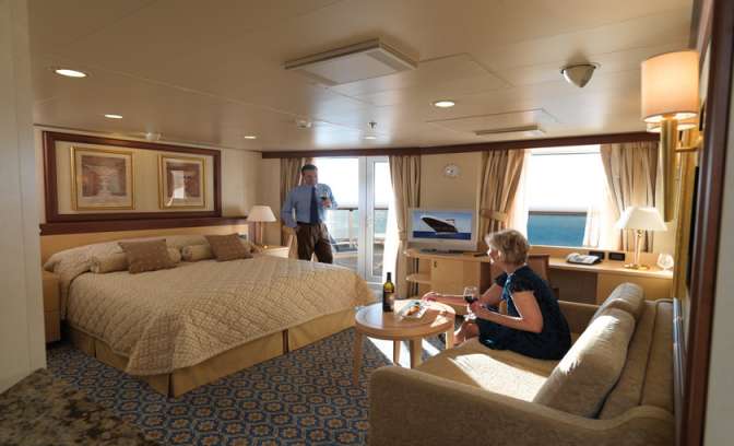 Een suite op de Queen Elizabeth
