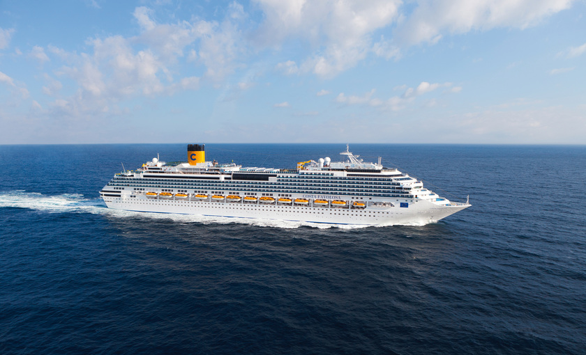 Het schip de Costa Favolosa