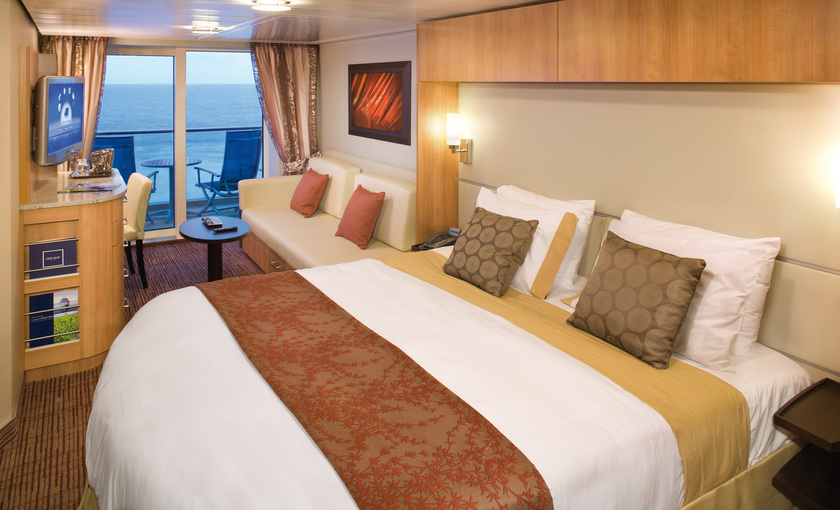Een balkonhut op de Celebrity Reflection van Celebrity cruises