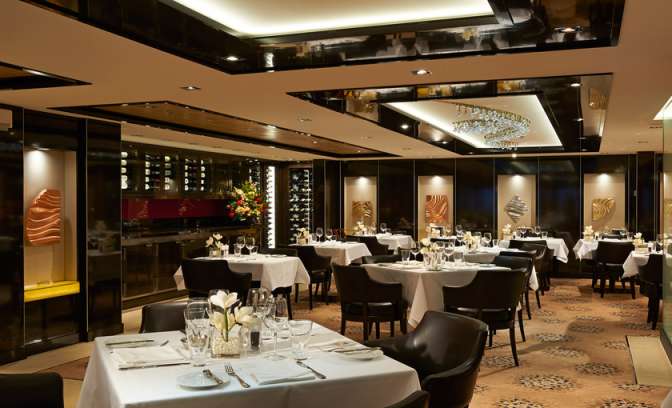 Restaurant The Haven op de Norwegian Getaway van NCL