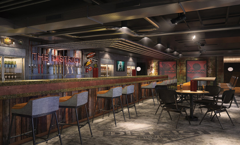 District brew house op de Norwegian Bliss