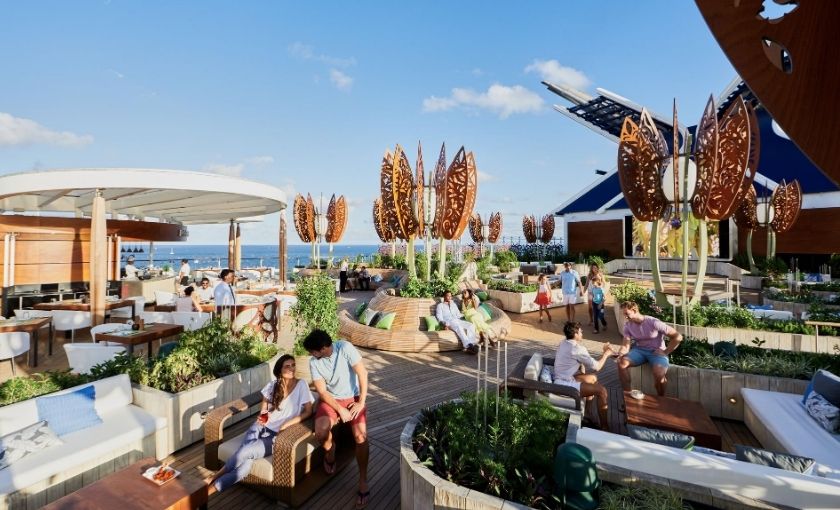 Celebrity Edge rooftop garden