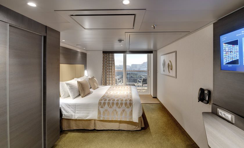 Balkonhut op MSC Bellissima