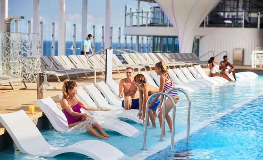 Celebrity Apex pool area