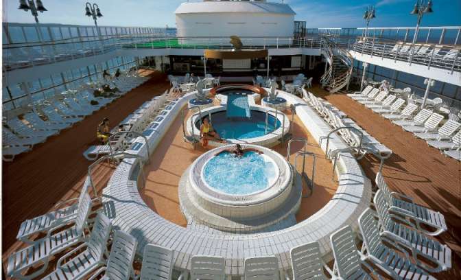 Whirlpools op de MS prinsendam