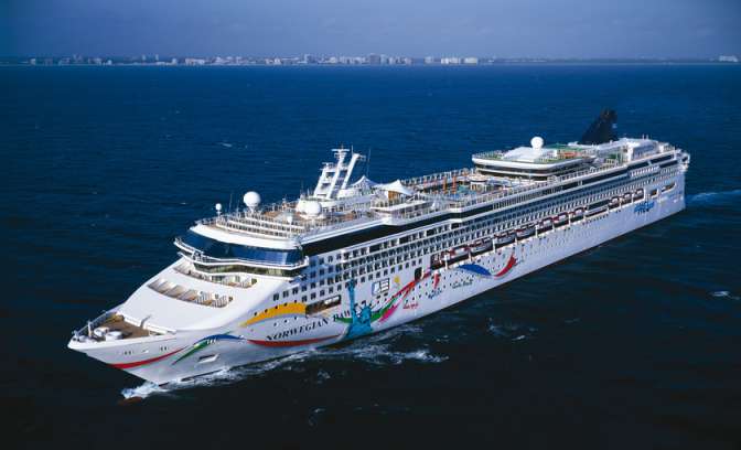 De Norwegian Dawn van Norwegian cruise line