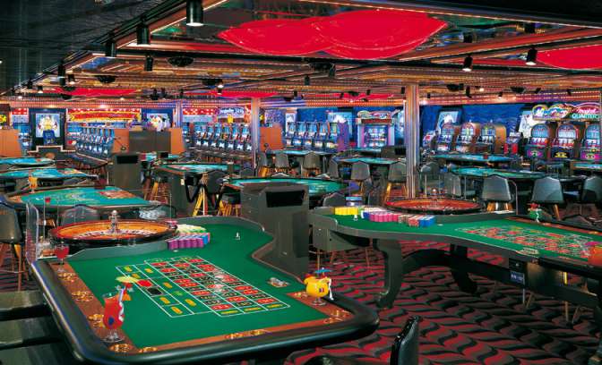 Casino op schip Imagination van rederij Carnival