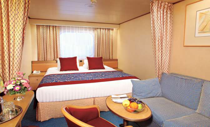 Binnenhut op de MS Zaandam van de Holland America Line